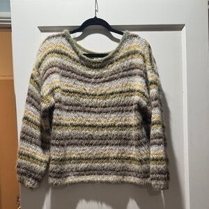 Sadie & Sage - Striped Multicolor Women's Sweater